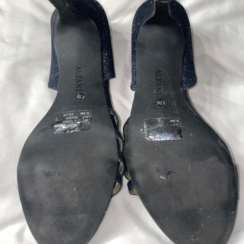 Alfani Women’s Dress Shoes - Blue Sparkle. Size 8.5 Beautiful!! - Picture 5 of 6